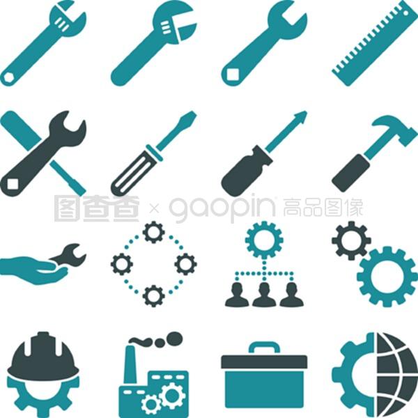 选项和服务工具图标集